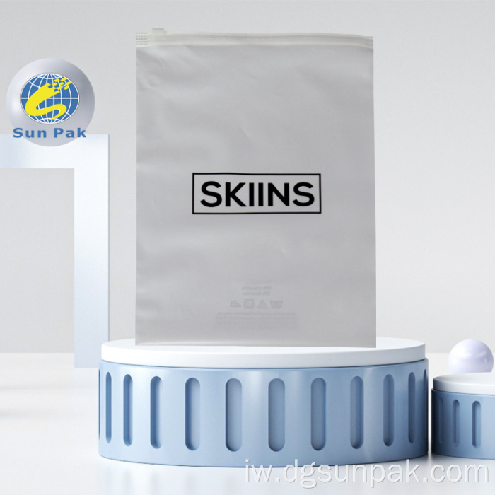 שקית אריזה לבגדי תינוק מפלסטיק בהתאמה אישית עם וו